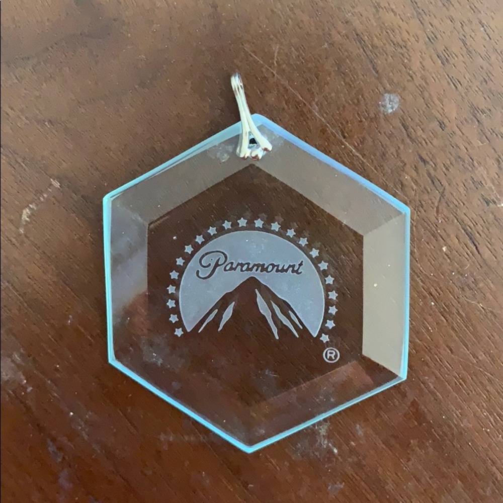 Crystal Paramount Studios ornament